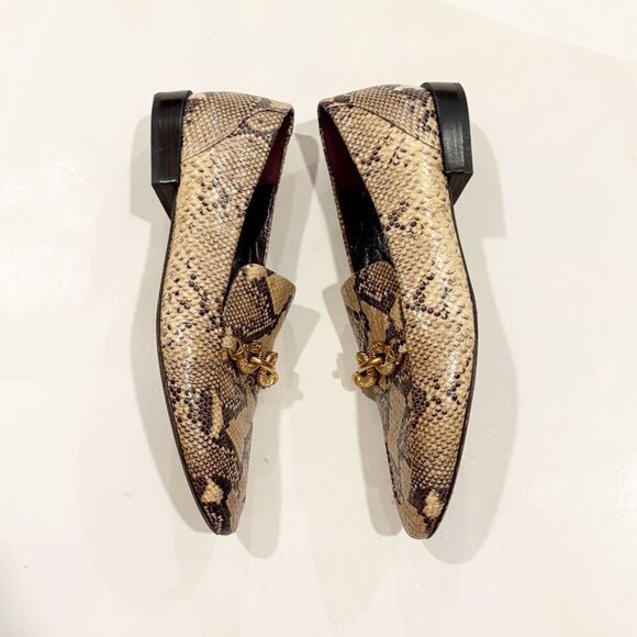 Tory Burch Jessa Loafer Size 8 Horse Buckle - Picture 7 of 13